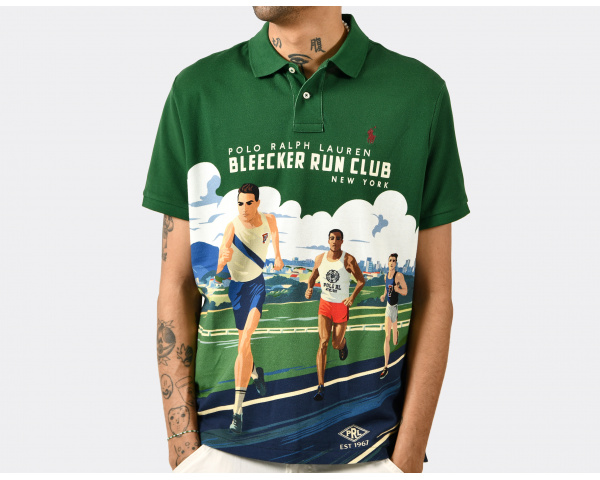 Polo Ralph Lauren Custom Slim Polo Shirt Run Club