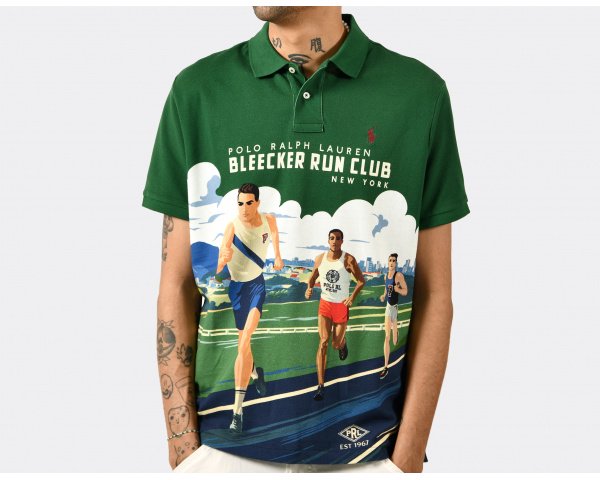Polo Ralph Lauren Custom Slim Polo Shirt Run Club
