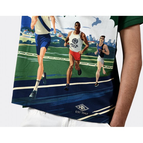 Polo Ralph Lauren Custom Slim Polo Shirt Run Club