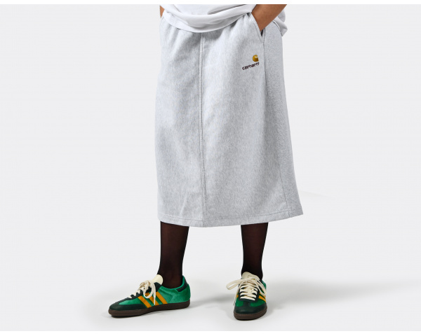 Carhartt WIP W American Script Sweat Skirt Ash Heather