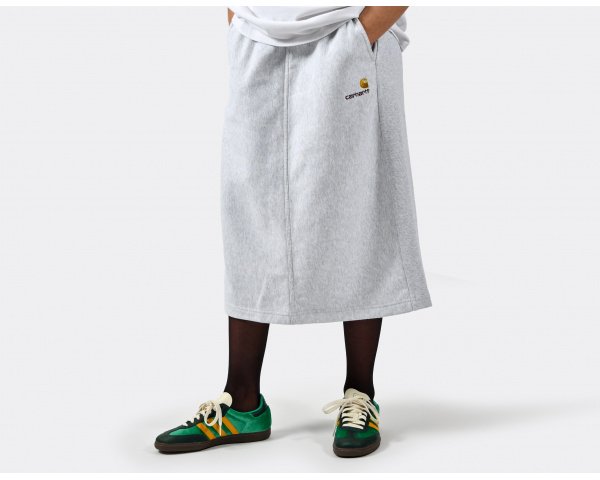 Carhartt WIP W American Script Sweat Skirt Ash Heather