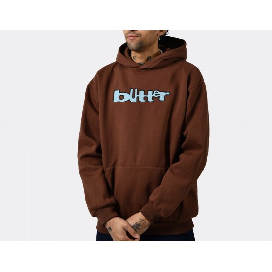 Butter Warped Hoodie Chocolate