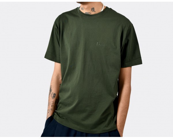 Dime Classic Small Logo T-Shirt Forest Green