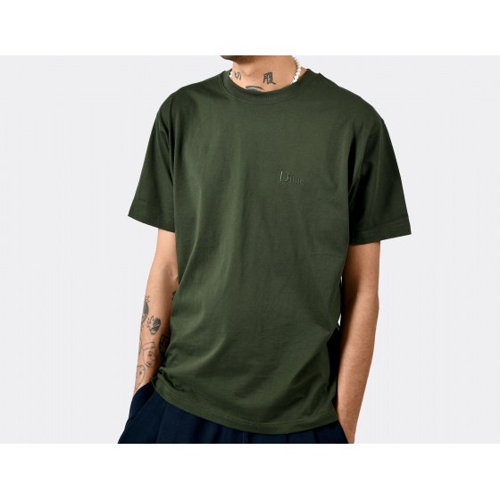 Dime Classic Small Logo T-Shirt Forest Green
