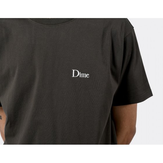 Dime Classic Small Logo T-Shirt Black