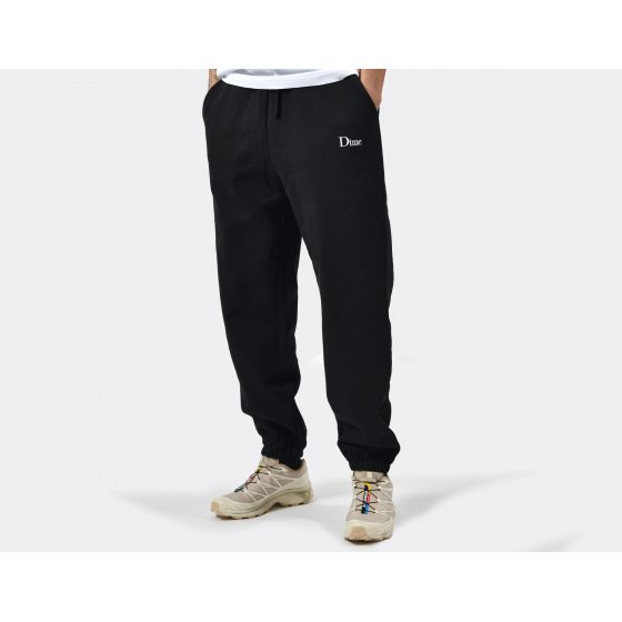 Dime Classic Small Logo Sweatpants Black