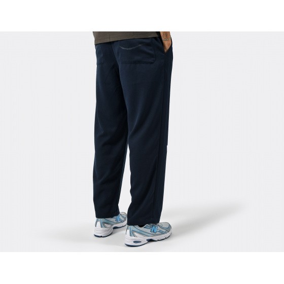 Dime Pleated Twill Pants Charcoal Blue