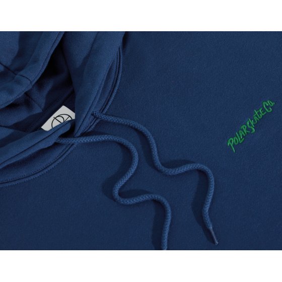 Polar Dave Hoodie Surf Logo Deep Royal Blue
