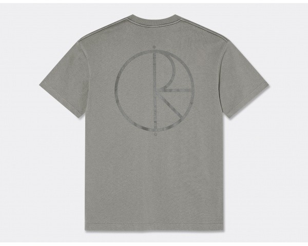 Polar Contrast Stroke Logo T-Shirt Grey