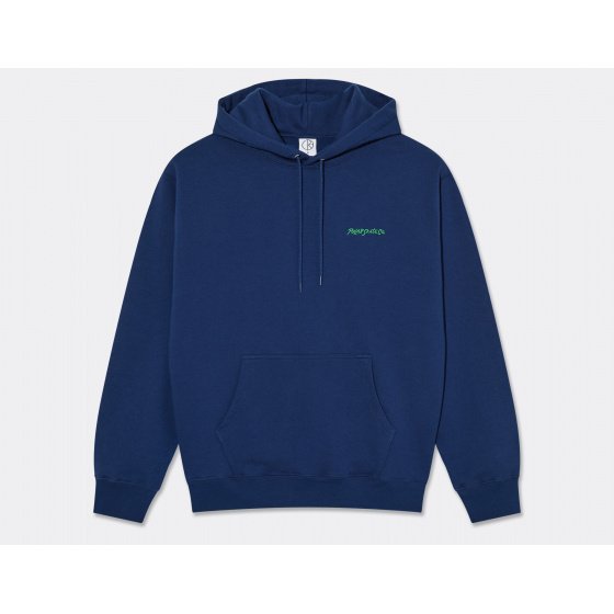 Polar Dave Hoodie Surf Logo Deep Royal Blue