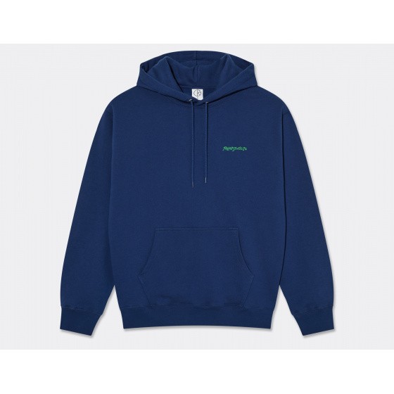 Polar Dave Hoodie Surf Logo Deep Royal Blue
