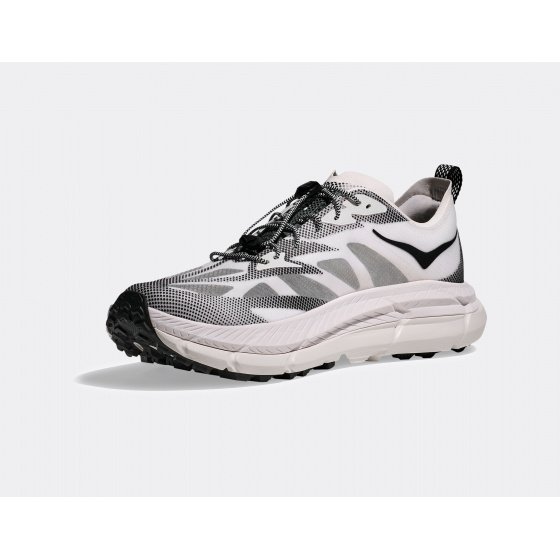 Hoka Mafate Speed 4 Lite Stealth Tech White Black