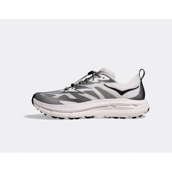 Hoka Mafate Speed 4 Lite Stealth Tech White Black