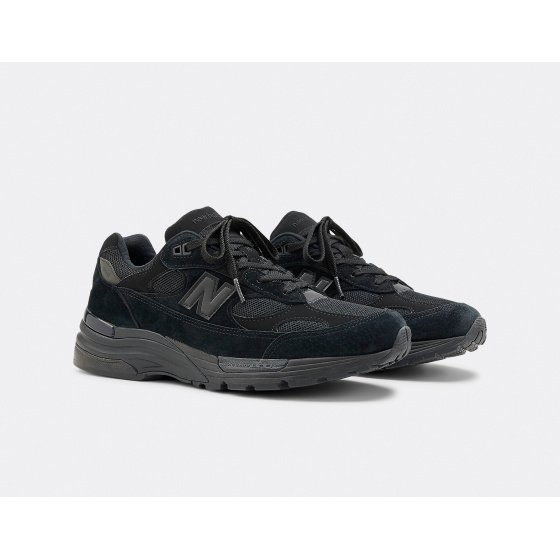 New Balance 992 Triple Black Made in USA