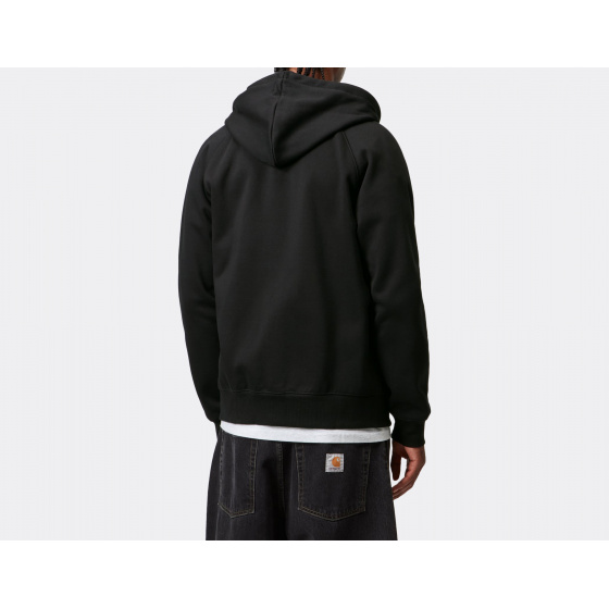 Carhartt WIP Hooded Chase Jacket Black Gold