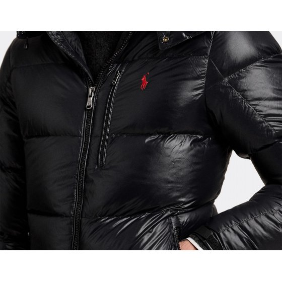 Polo Ralph Lauren Gorham Glossed Down Jacket Black