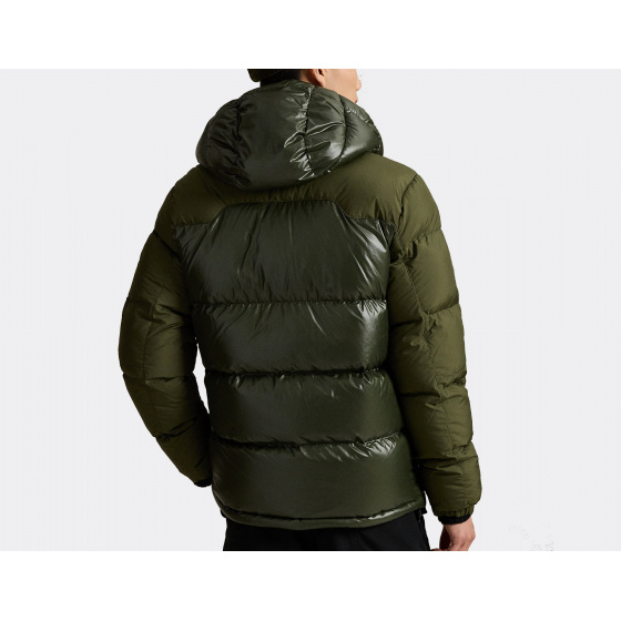 Polo Ralph Lauren Gorham Two-Tone Down Jacket Dark Loden
