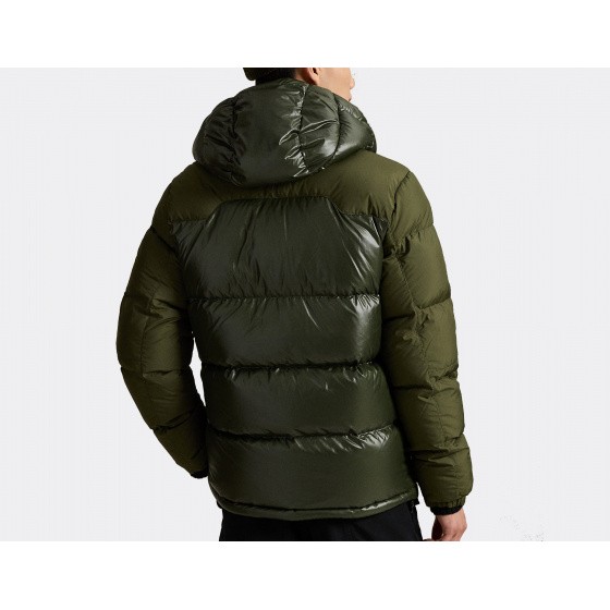Polo Ralph Lauren Gorham Two-Tone Down Jacket Dark Loden