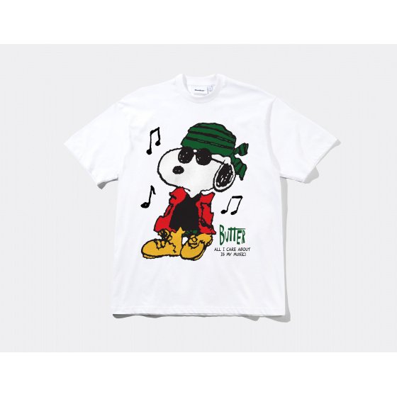 Butter Peanuts Music T-Shirt White