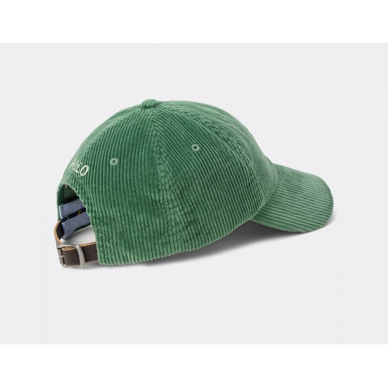Polo Ralph Lauren Corduroy Ball Cap Meadow Green