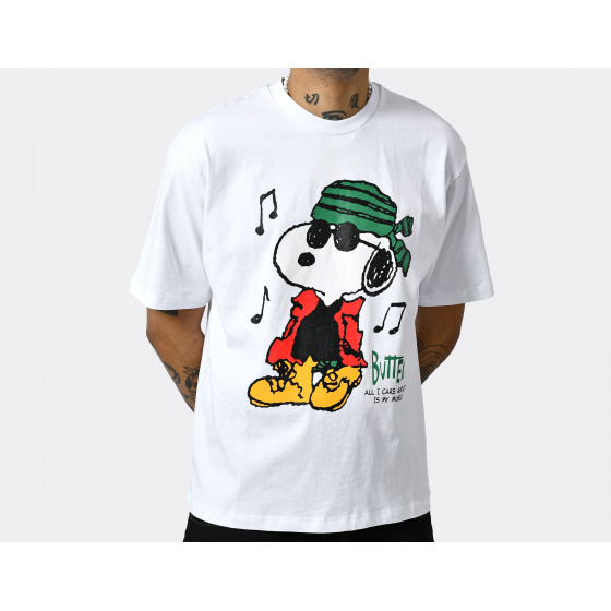 Butter Peanuts Music T-Shirt White