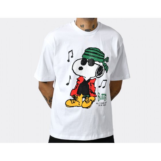 Butter Peanuts Music T-Shirt White