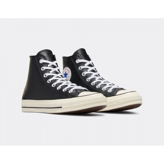 Converse Chuck 70 High Leather Black White