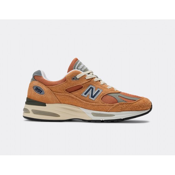 New Balance 991 V2 Grounded Pastels Gold Earth Made in UK