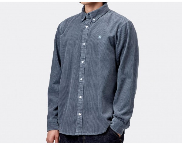 Carhartt WIP Madison Cord Shirt Angelite