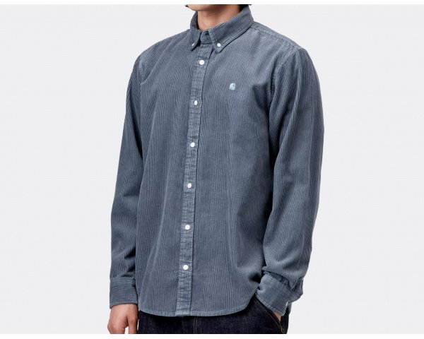 Carhartt WIP Madison Cord Shirt Angelite
