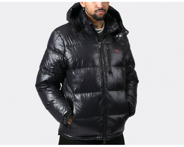 Polo Ralph Lauren Gorham Glossed Down Jacket Black