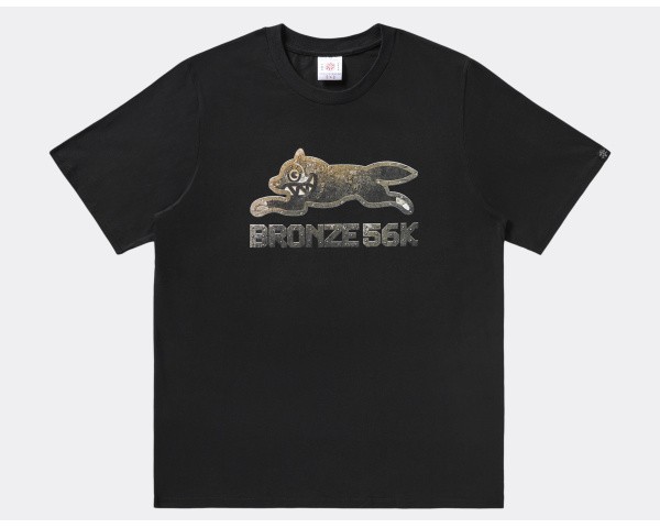 Bronze 56K BBC Icecream Wunning Dog T-Shirt Black