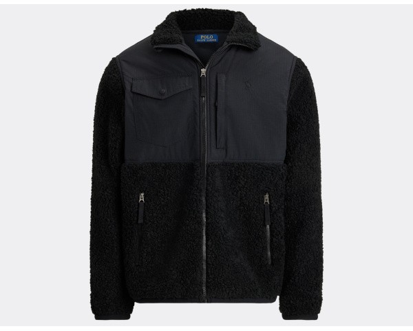 Polo Ralph Lauren Full Zip Hybrid Jacket Black