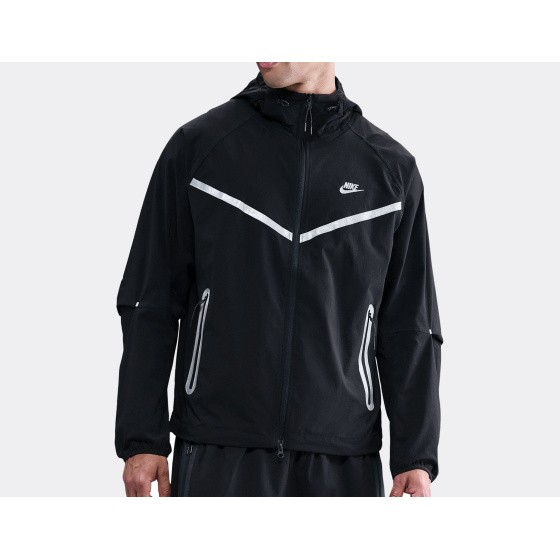 Nike Tech Woven Windrunner Reflective Jacket Black