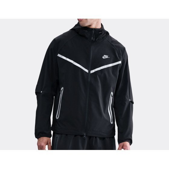 Nike Tech Woven Windrunner Reflective Jacket Black
