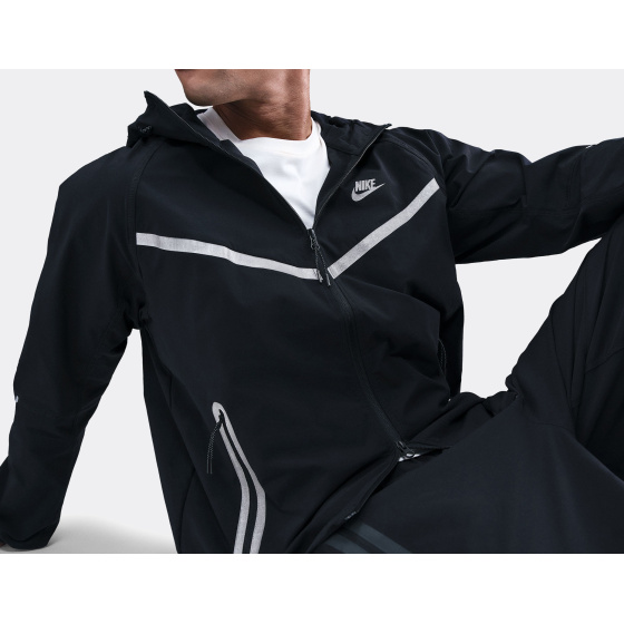 Nike Tech Woven Windrunner Reflective Jacket Black