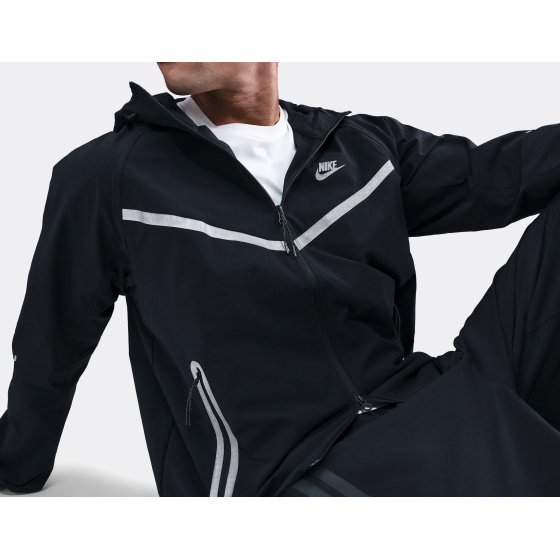 Nike Tech Woven Windrunner Reflective Jacket Black