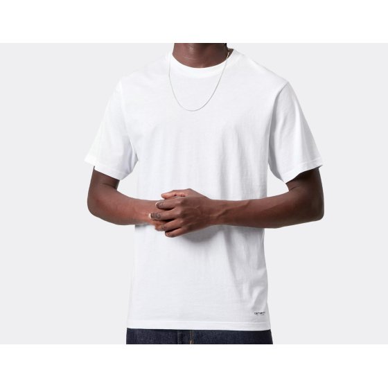 Carhartt WIP Standard Crew Neck T-Shirt Pack White