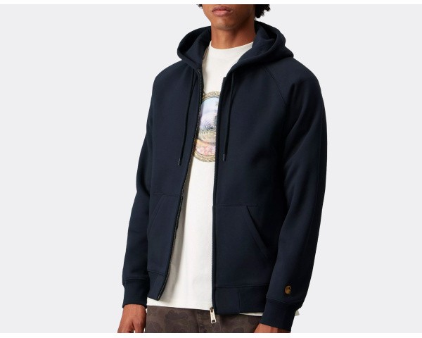 Carhartt WIP Hooded Chase Jacket Dark Navy