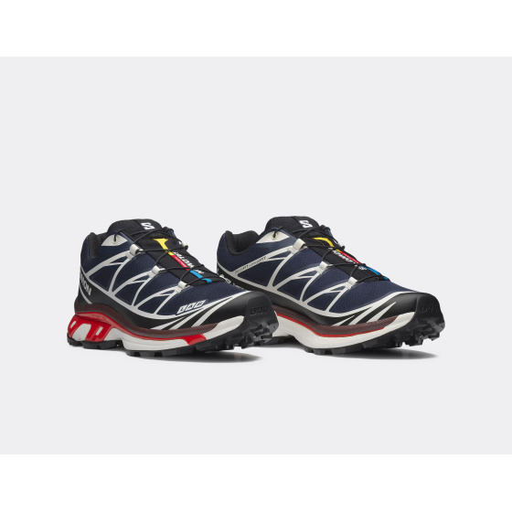 Salomon XT-6 Maritime Blue Fiery Red