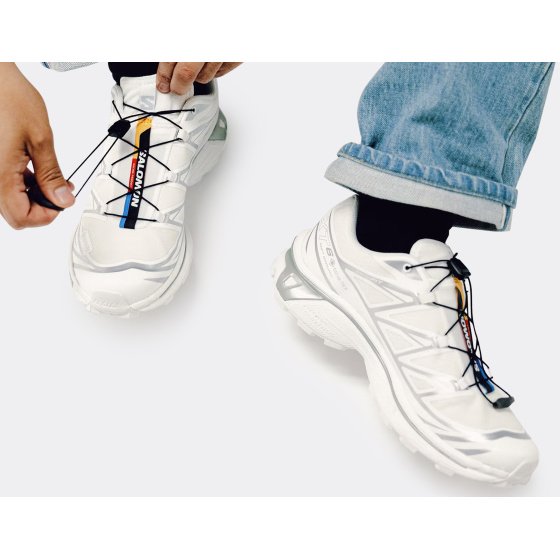 Salomon XT-6 Gore-Tex White Silver