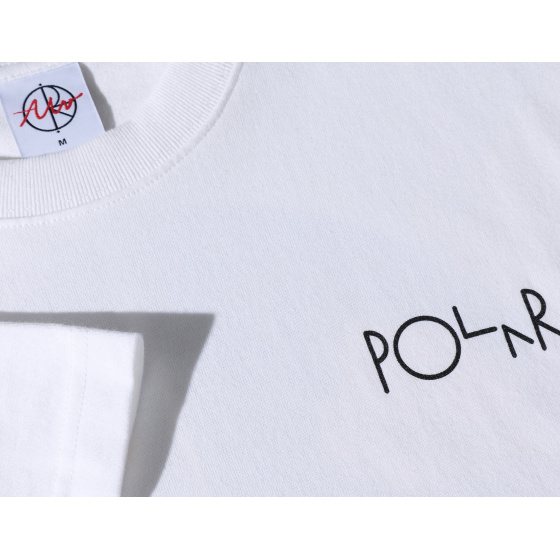 Polar Fill Logo T-Shirt Martas Roses White
