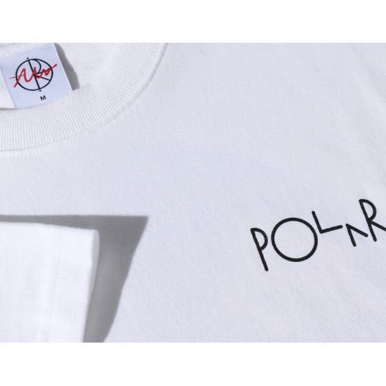 Polar Fill Logo T-Shirt Martas Roses White