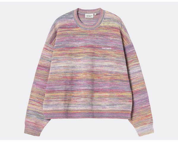 Carhartt WIP W Keenan Sweater Gradient Gentle Purple