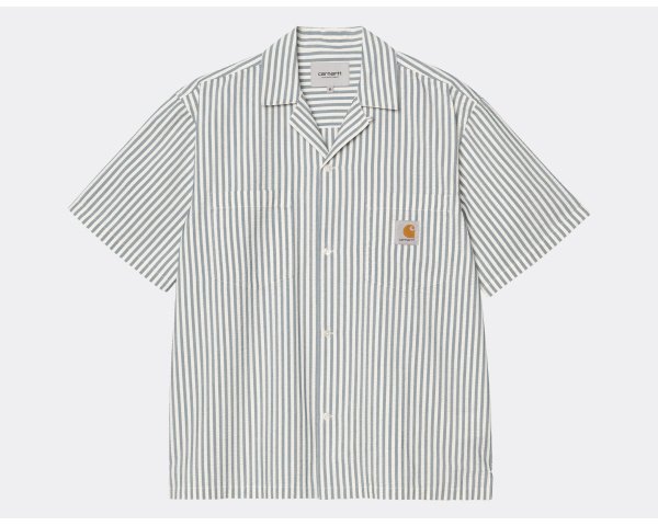 Carhartt WIP Leavel Shirt Blue River