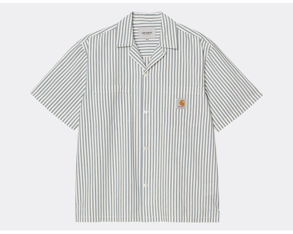 Carhartt WIP Leavel Shirt Blue River