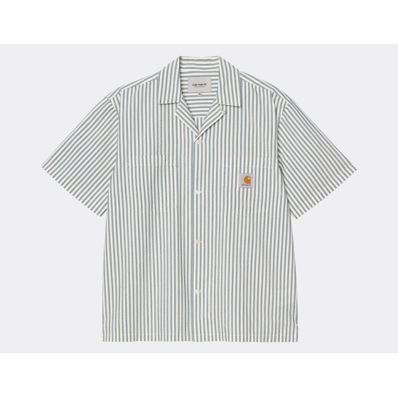 Carhartt WIP Leavel Shirt Blue River