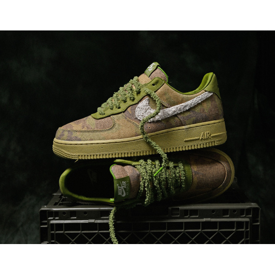Nike Air Force 1 Low QS Camo Asparagus