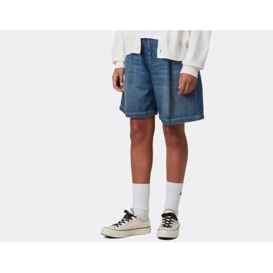 Carhartt WIP W Alta Short Blue Dark Used Wash