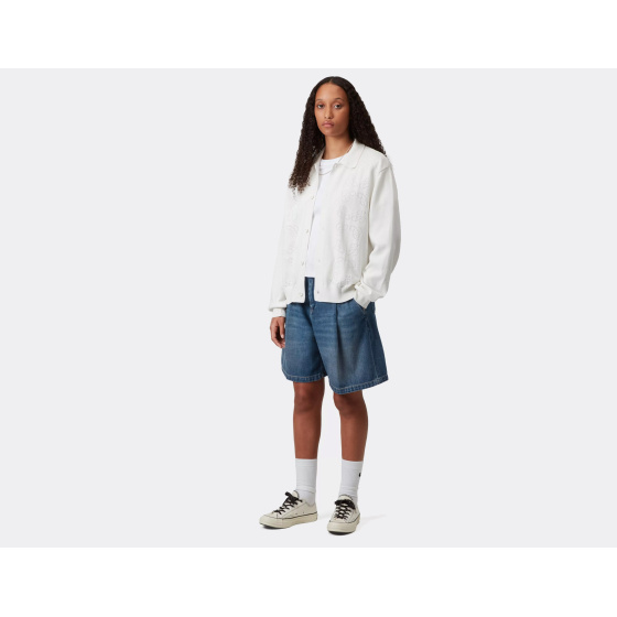 Carhartt WIP W Alta Short Blue Dark Used Wash